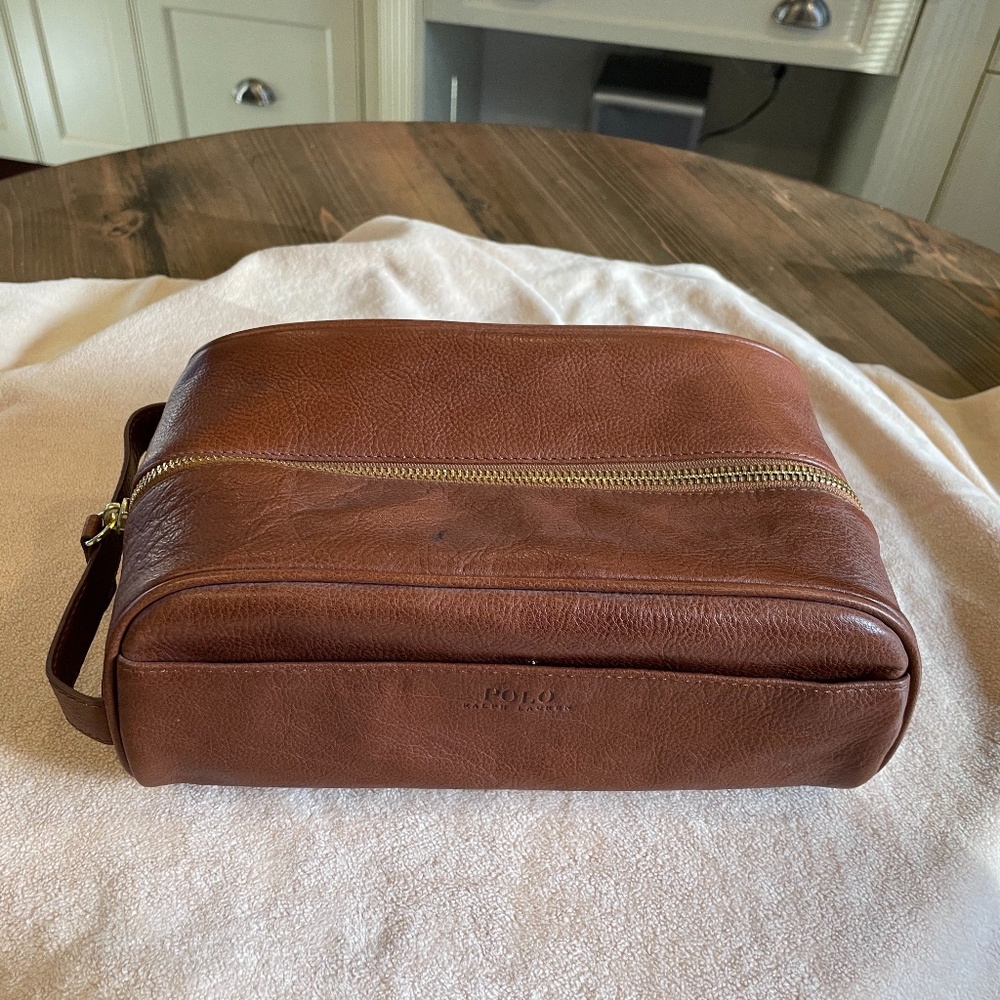 Polo by Ralph Lauren Leather Toiletry Bag